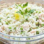 salade de riz au saumon et aux crevettes WW