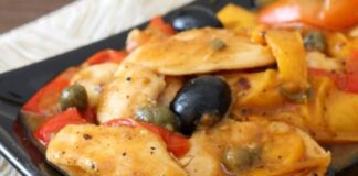 Émincé de Poulet aux Poivrons WW