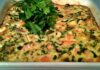 clafoutis léger de saumon aux courgettes WW