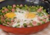 poêlée de petits pois au jambon et aux œufs WW