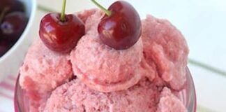 Sorbet aux Cerises au Thermomix