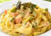tagliatelles aux asperges et au saumon WW