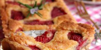 tarte à la frangipane et aux fraises au Thermomix