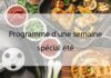 Programme d'une semaine spécial été