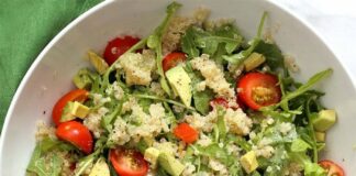 Salade d'avocat et quinoa