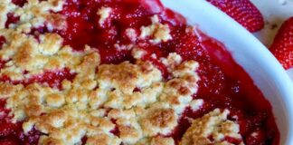 Crumble Léger aux Fraises WW