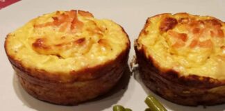 flans de poireaux au saumon fumé à 1 SP