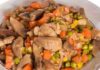 Blanquette de veau aux petits pois et carottes
