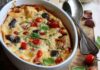Clafoutis de thon et tomates cerises
