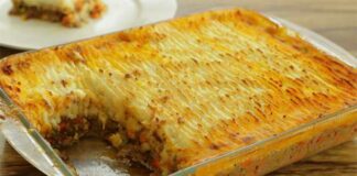 Hachis parmentier de courgettes et poulet