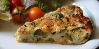 Quiche aux courgettes