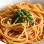 Spaghettis à la sauce au thon