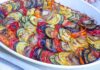 Tian de courgettes et aubergines au chèvre