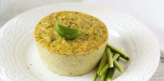 Flan de saumon et courgettes