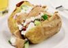 Pommes de terre farcies au thon et légumes