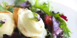 Salade de chèvre chaud ww