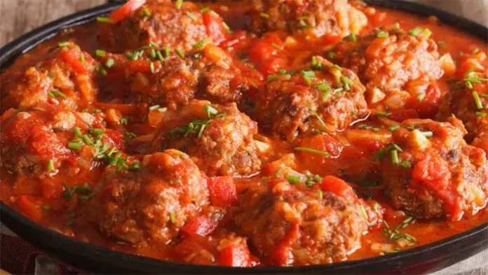 Boulettes viande sauce tomate