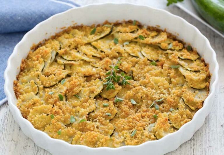 Gratin de courgettes aux pommes de terre