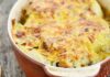 Pommes de terre crevettes gratinées