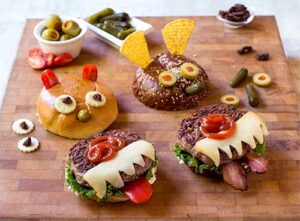 Hamburger de Halloween