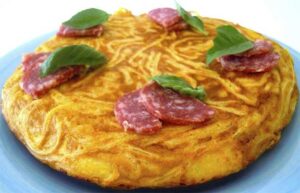 omelettes de pâtes