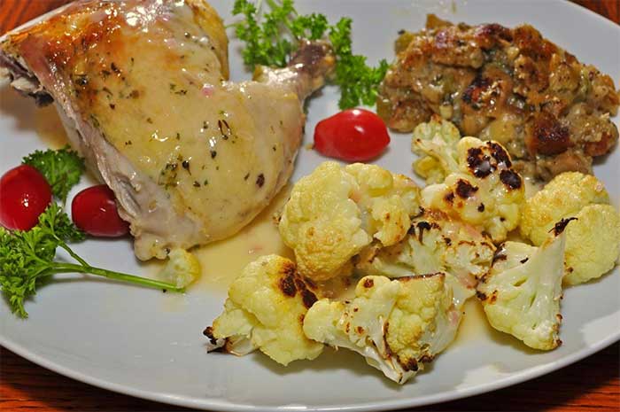 Blanc De Poulet Au Chou Fleur Et Skyr Plat Et Recette Recette