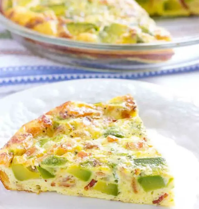 La recette de la quiche sans pâte au thon