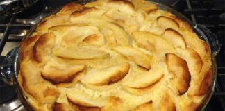 Clafoutis aux pommes et canelle