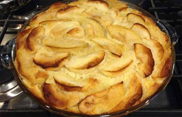 Clafoutis aux pommes et canelle