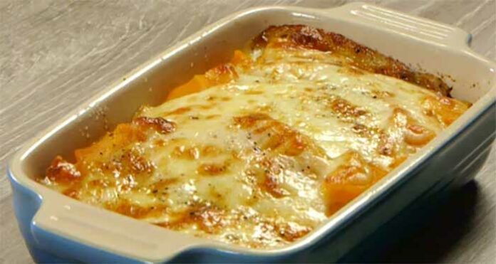 Gratin de potiron ww