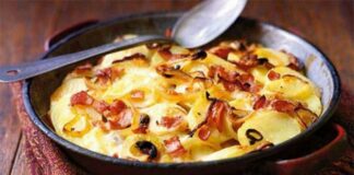 La tartiflette légère, recette ww