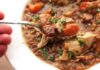Lentilles au poulet et vin blanc