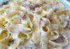 Recette légère des tagliatelles au jambon