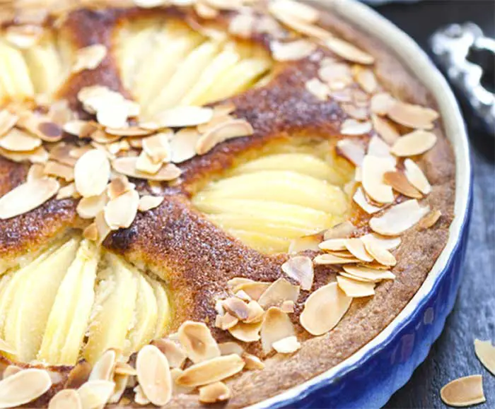 Tarte aux poires chocolat et amandes - Dessert léger