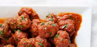 Boulettes de boeuf à la sauce tomate au Cookeo