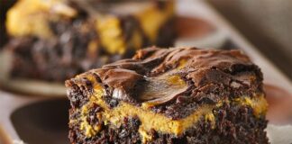 Brownies aux noix et courge