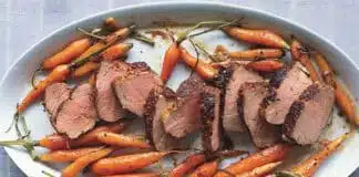 Filet mignon de porc aux carottes