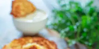 Galettes de pomme de terre au fromage frais et ricotta