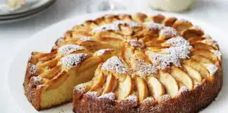 Gâteau aux pommes et mascarpone