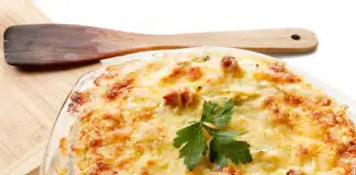Gratin de pommes de terre potiron et fromage frais
