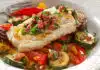 Recette ww du cabillaud et légumes cuits au four