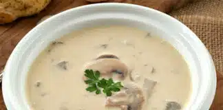 Velouté léger de champignons