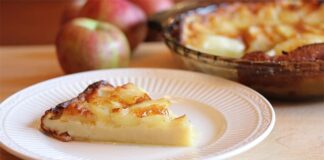 Clafoutis weight watchers aux pommes et Skyr