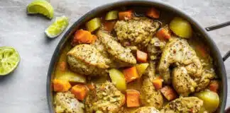 Colombo de poulet et légumes