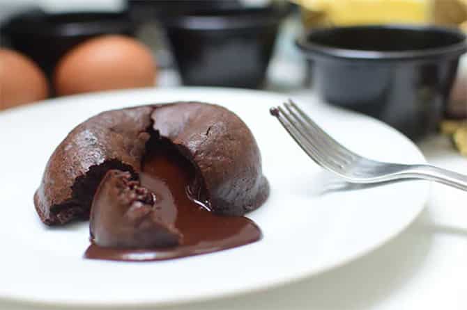 Fondant Au Chocolat Au Micro Ondes