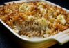 Gratin de pâtes et chou-fleur
