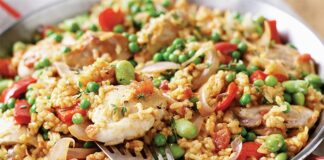Paella au poulet au cookeo