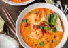Soupe thaï aux crevettes au Thermomix