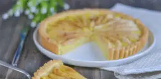 Tarte aux poires et citron