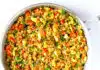 Wok de poisson et légumes